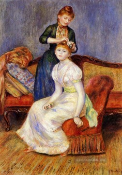  Renoir Malerei - die Frisur Pierre Auguste Renoir